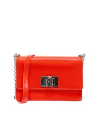 FURLA 1927  Minibolso de hombro en piel napla fuego - Bolsos Mujer - 1