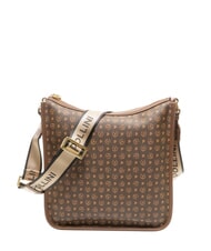 POLLINI HERITAGE Bolso de hombro ajustable marr&oacute;n / crema - Bolsos Mujer - 1
