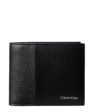 CALVIN KLEIN REFINED Cartera de cuero En negro - Carteras Hombre - 1