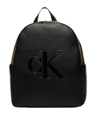 CALVIN KLEIN BOLD CK Mochila para port&aacute;til, bolsillo &uacute;nico En negro - Bolsos Mujer - 1