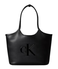 CALVIN KLEIN BOLD CK Bolso de compras, bolso de hombro En negro - Bolsos Mujer - 1