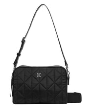 CALVIN KLEIN QUILTED NYLON Minibolso de hombro con correa para el hombro. En negro - Bolsos Mujer - 1