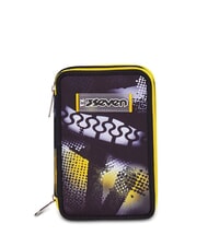 SEVEN GOLDEN PAINT Estuche para l&aacute;pices con kit escolar steelgray - Estuches y Accesorios - 1