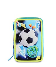 SJGANG GLOWGAME Estuche para l&aacute;pices con kit escolar amarillo fluorescente - Estuches y Accesorios - 1