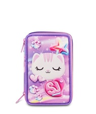 SJGANG GLOWCAT Estuche para l&aacute;pices con kit escolar lila suave - Estuches y Accesorios - 1