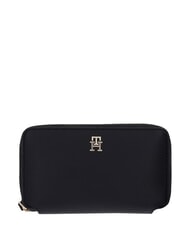 TOMMY HILFIGER TH LOGOTAPE Cartera con cremallera negro - Carteras Mujer - 1