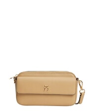 TOMMY HILFIGER TH ICON Minibolso de hombro caqui cl&aacute;sico - Bolsos Mujer - 1