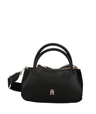 TOMMY HILFIGER TH LOGOTAPE Bolso de mano con correa para el hombro negro - Bolsos Mujer - 1