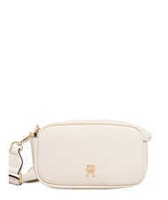 TOMMY HILFIGER TH LOGOTAPE Bolso de hombro crema suave - Bolsos Mujer - 1