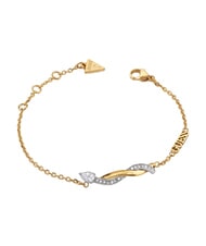 GUESS TWIST Pulsera trenzada, de acero oro amarillo/rodio - Pulseras - 1