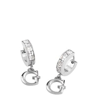 GUESS HUGGIE ME Pendientes colgantes de acero chapado SILVER - Pendientes - 1