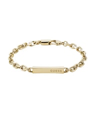GUESS X PLATE Pulsera de acero pulido oro amarillo - Pulseras de hombre - 1