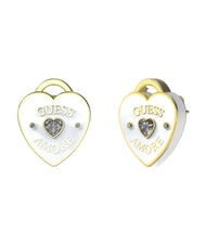 GUESS AMORE Pendientes de acero oro amarillo/blanco - Pendientes - 1