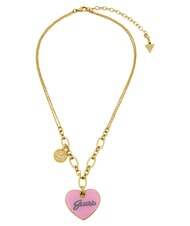GUESS VINTAGE Collar de acero oro amarillo/rosa - Collares - 1