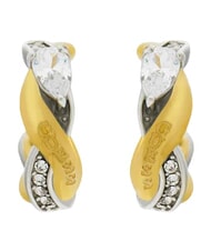 GUESS TWIST Pendientes de acero oro amarillo/rodio - Pendientes - 1