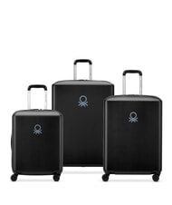 BENETTON By DELSEY UCB HARD Cabina + Juego de carritos medianos + grandes - Set Trolley