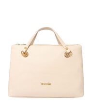 BRACCIALINI NORA Bolso de piel con bandolera beige - Bolsos Mujer - 1