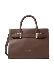 BRACCIALINI HELLEN Bolso de piel con correa para el hombro marr&oacute;n - Bolsos Mujer - 1