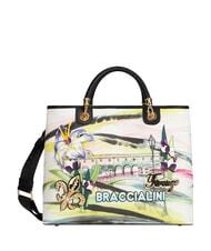 BRACCIALINI CARTOLINE Bolso de mano S, con correa para el hombro multi - Bolsos Mujer - 1