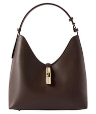 FURLA GOCCIA Bolso bandolera de piel chocolate - Bolsos Mujer - 1