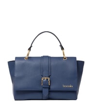 BRACCIALINI HELLEN Bolso de cuero tipo cartera azul - Bolsos Mujer - 1