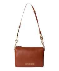 LOVE MOSCHINO JEWEL Bolso de hombro casta&ntilde;a - Bolsos Mujer - 1