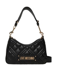LOVE MOSCHINO QUILTED Bolso de hombro con correa para el hombro. negro - Bolsos Mujer - 1