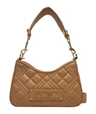 LOVE MOSCHINO QUILTED Bolsa de doble funci&oacute;n beige - Bolsos Mujer - 1