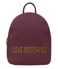 LOVE MOSCHINO BOLD LOVE Mochila con logo en relieve vino - Bolsos Mujer - 1