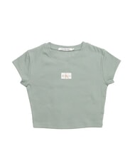 CALVIN KLEIN WOVEN LABEL Camiseta de algod&oacute;n de manga corta - camiseta