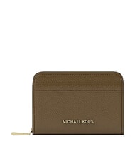 MICHAEL KORS JET SET Tarjetero de piel con monedero - Carteras Mujer