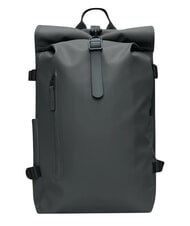 RAINS ROLLTOP RUCKSACK Mochila gris oscuro - Mochilas Escuela & Tiempo Libre - 1