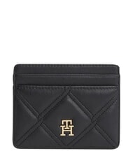 TOMMY HILFIGER TH FEMININE Titular de tarjeta plana negro - Carteras Mujer - 1