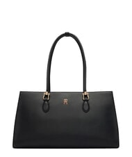 TOMMY HILFIGER TH GRACE Bolso de hombro tipo tote negro - Bolsos Mujer - 1