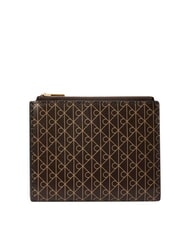 CALVIN KLEIN EMBLEM AOP Cartera con doble cremallera - Carteras Mujer