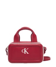 CALVIN KLEIN CONTRAST CK Minibolso con correa para el hombro vino de Burdeos - Bolsos Mujer - 1