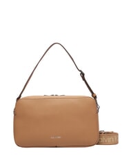 CALVIN KLEIN WEBBING Bolso de hombro con correa para el hombro. tanino - Bolsos Mujer - 1