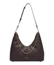CALVIN KLEIN EMBLEM HW Bolso de hombro plata deliciosa/antigua - Bolsos Mujer - 1