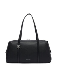 CALVIN KLEIN EMBLEM HW Bolso de hombro En negro - Bolsos Mujer - 1