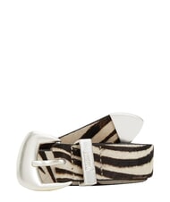 TOMMY HILFIGER TJW ZEBRA Cintur&oacute;n de piel de poni - Cinturones
