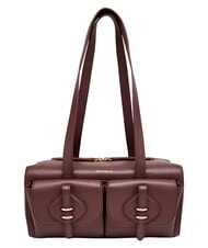 COCCINELLE MAVERY POCKET Bolso de hombro de piel. baya - Bolsos Mujer - 1