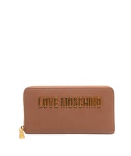LOVE MOSCHINO BOLD LOVE Cartera con cremallera casta&ntilde;a - Carteras Mujer - 1