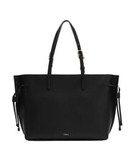 FURLA AVA Bolsa de compras grande de cuero Interior gris fangoso + palo de rosa. - Bolsos Mujer - 1