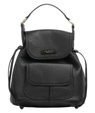 THE BRIDGE MARTINA Mochila de cuero martillado Oro negro - Bolsos Mujer - 1