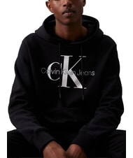 CALVIN KLEIN CKJ Sudadera de algod&oacute;n blanco brillante - Sudaderas - 1