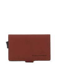 PIQUADRO BLACK SQUARE Tarjetero de piel - Carteras Hombre