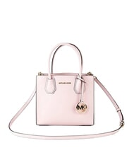 MICHAEL KORS MERCER Bolso de mano con correa para el hombro, de piel. - Bolsos Mujer
