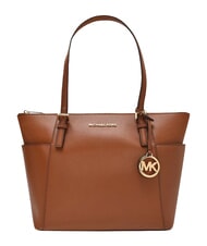 MICHAEL KORS CHARLOTTE Bolso de hombro de piel para compras equipaje - Bolsos Mujer - 1