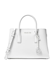 MICHAEL KORS RUTHI Bolso de mano con correa para el hombro, de piel. blanco - Bolsos Mujer - 1