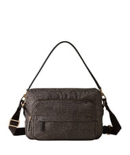 BORBONESE B-CLUB Bolso de hombro con correa para el hombro. alquitr&aacute;n - Bolsos Mujer - 1